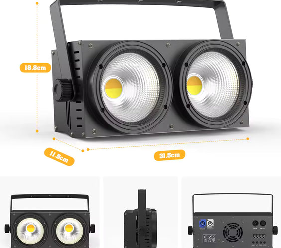 COB Par lumière 200W / 2x100W