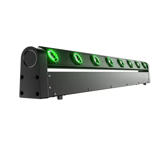SHEHDS 8x12W RGBW Barre LED Faisceau Mouvant